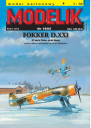 MODELIK 19/05 FOKKER D.XXI (IV seria fińska)