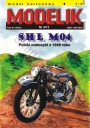 MODELIK 04/13 SHL M04 Polski motocykl z 1949 roku