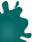 GUNZE C057 Metallic Blue Green Metaliczny