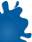 GUNZE C076 Metallic Blue Metaliczny