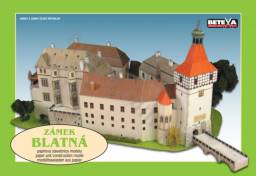 Zamek Blatna. Kartonówka do sklejania